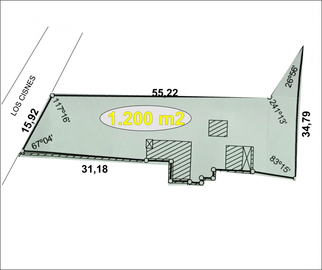 Casa con gran terreno 1.200m2